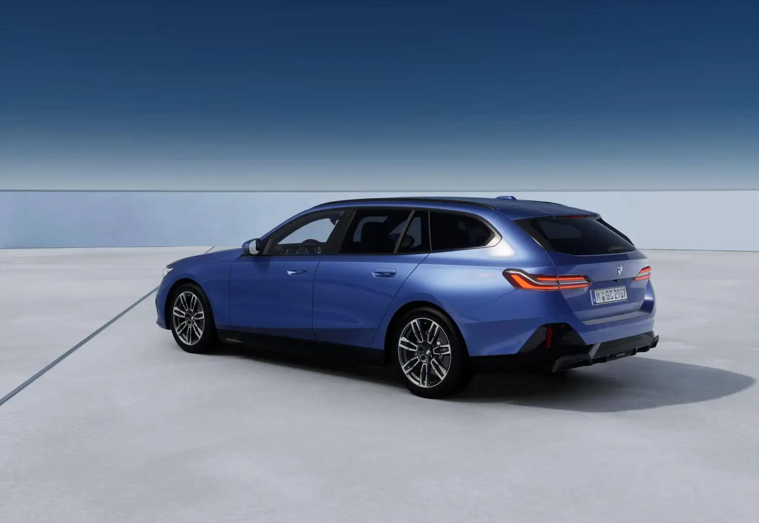 BMW 520 520d Touring 48V sDrive MSport Blu/Azzurro - 2