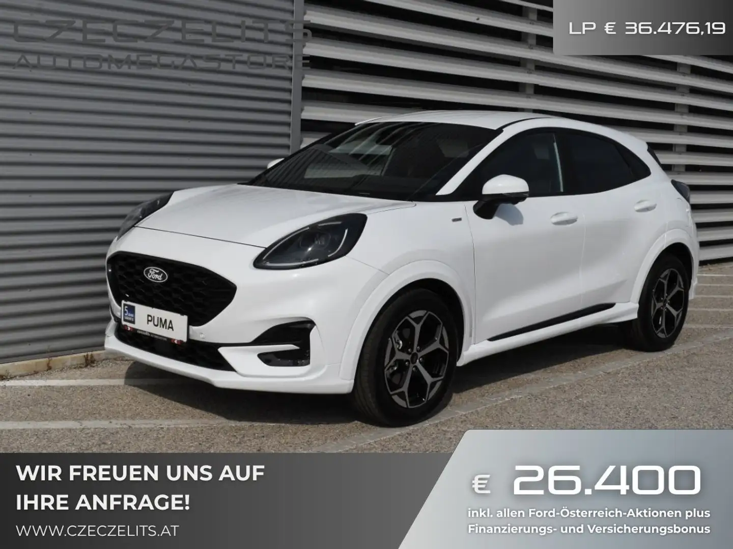 Ford Puma 1,0 EcoBoost Hybrid ST-Line Aut. ON42990 JF Blanc - 1