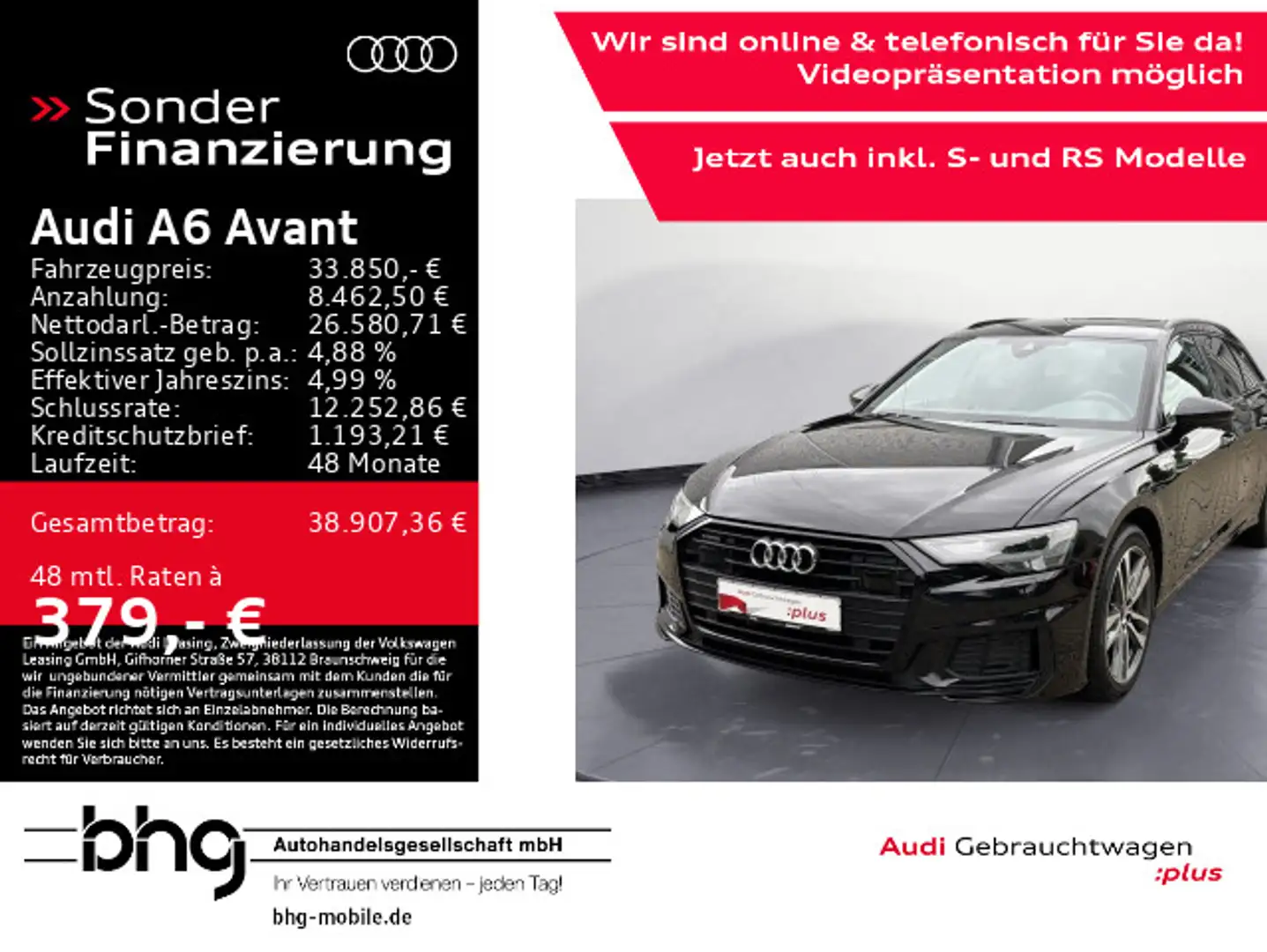 Audi A6 sport 40TDI quattro S tron *S line*Kame Schwarz - 1