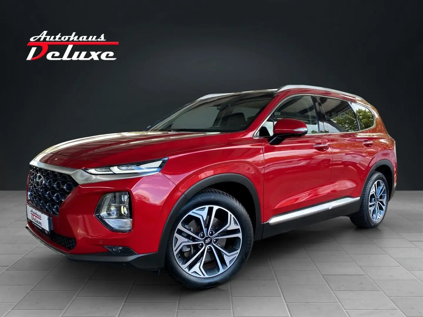 Hyundai SANTA FE 2,2CRDI 4WD 360°KAMERA-PANORAMA-7-SITZE Rouge - 1