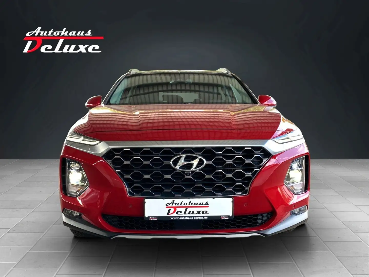 Hyundai SANTA FE 2,2CRDI 4WD 360°KAMERA-PANORAMA-7-SITZE Rouge - 2