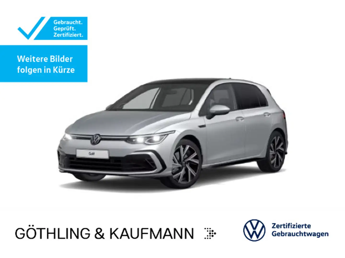 Volkswagen Golf R-Line 1.5 eTSI DSG*NAVI*PANO*KAM*DCC*H&K*I Silber - 1