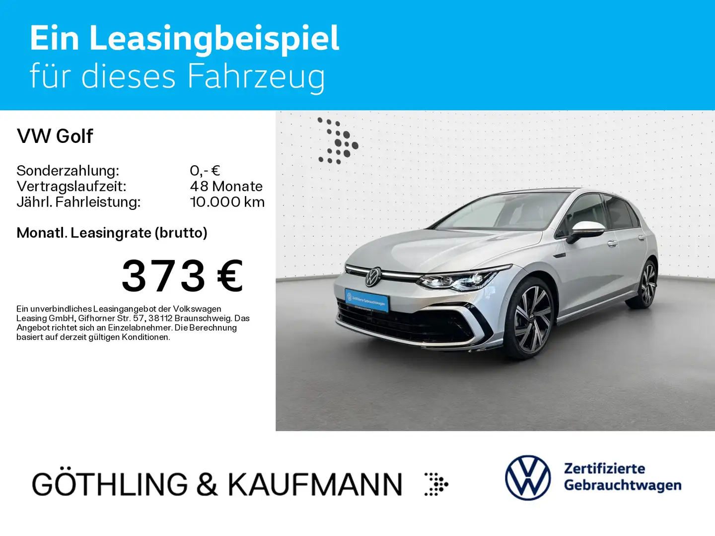 Volkswagen Golf R-Line 1.5 eTSI DSG*NAVI*PANO*KAM*DCC*H&K*I Silber - 2