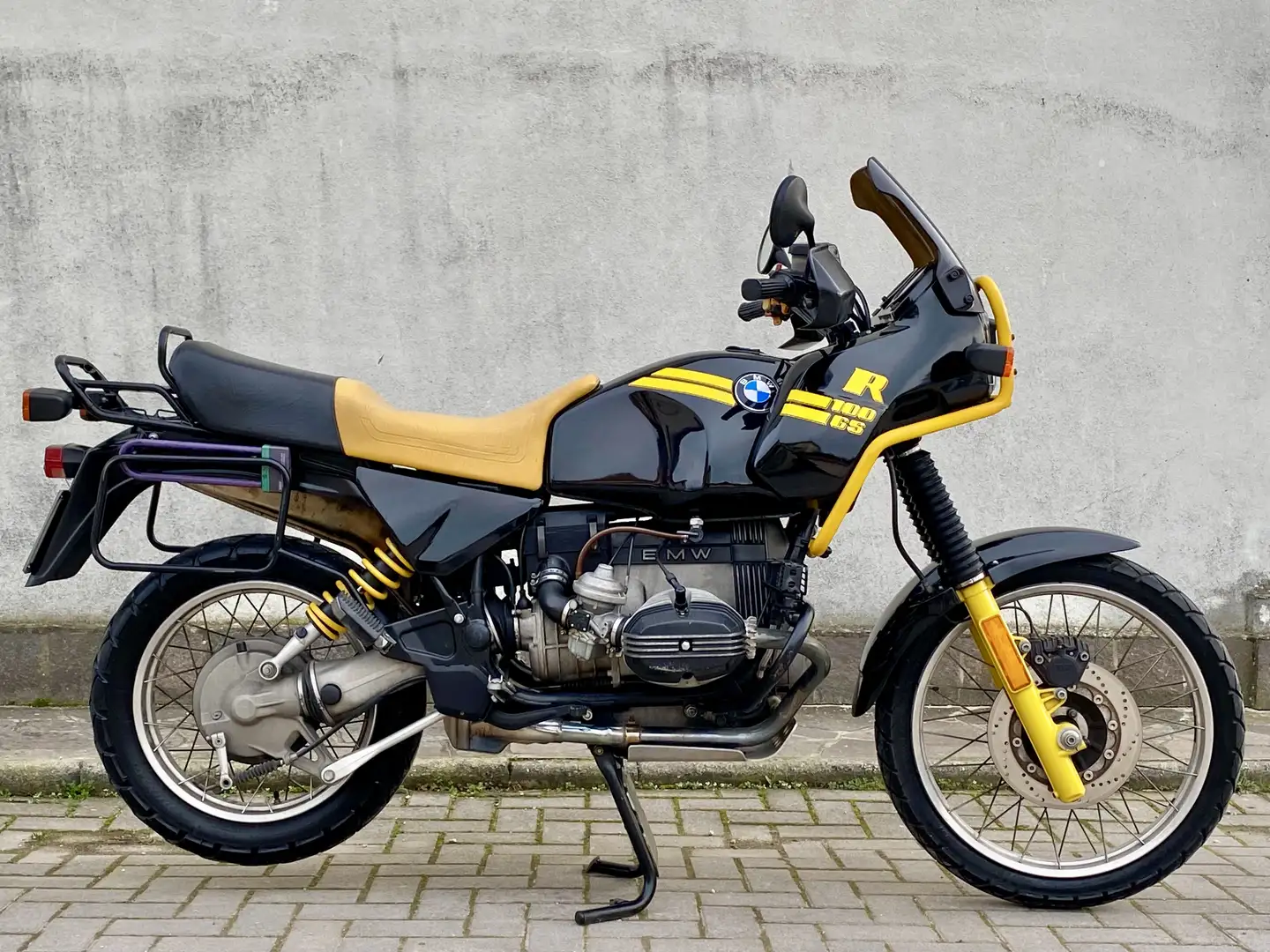 BMW R 100 GS Enduro stradale Negro - 1