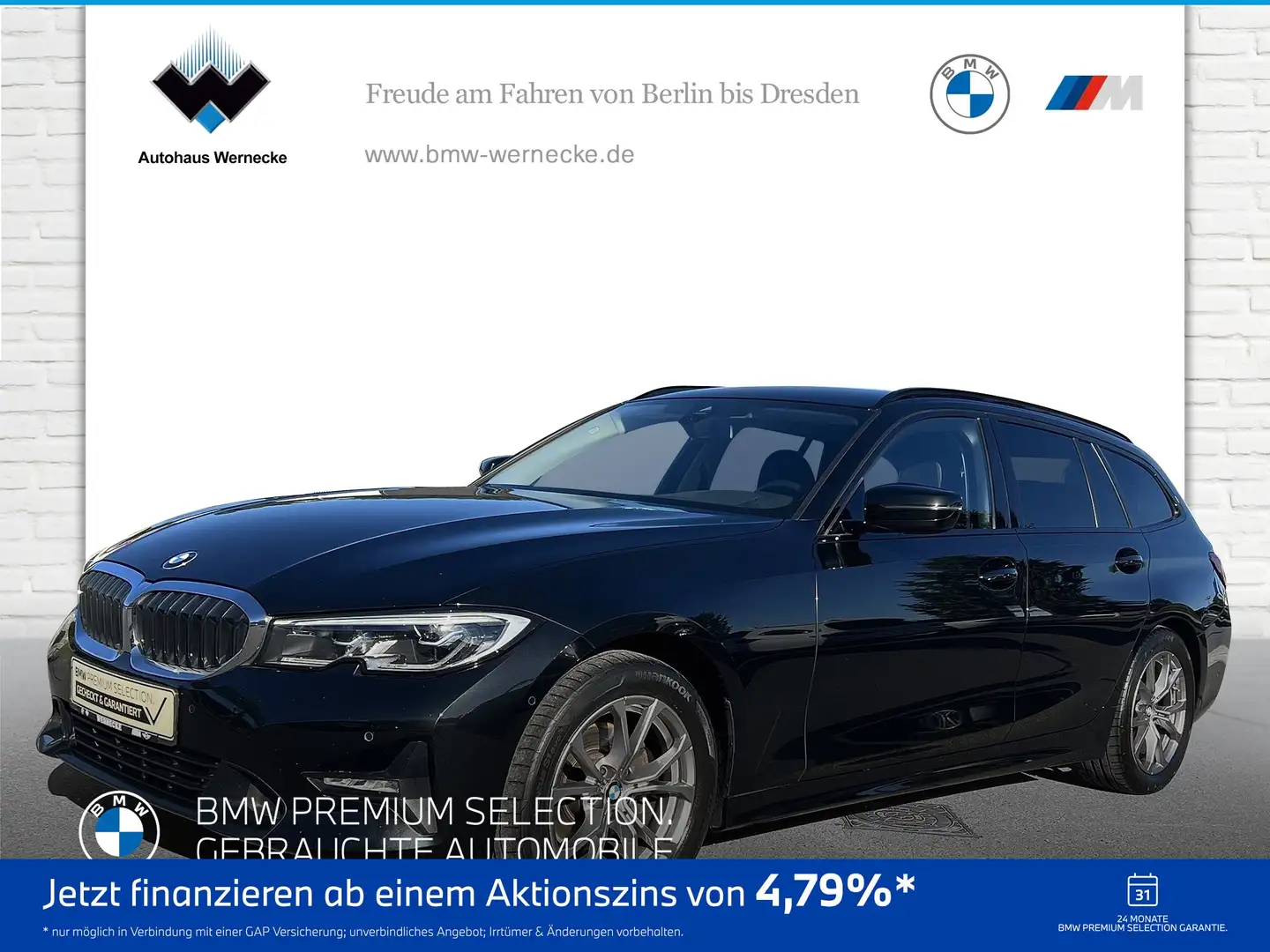BMW 320 i Touring Sport Line Head-Up HiFi DAB WLAN Schwarz - 1