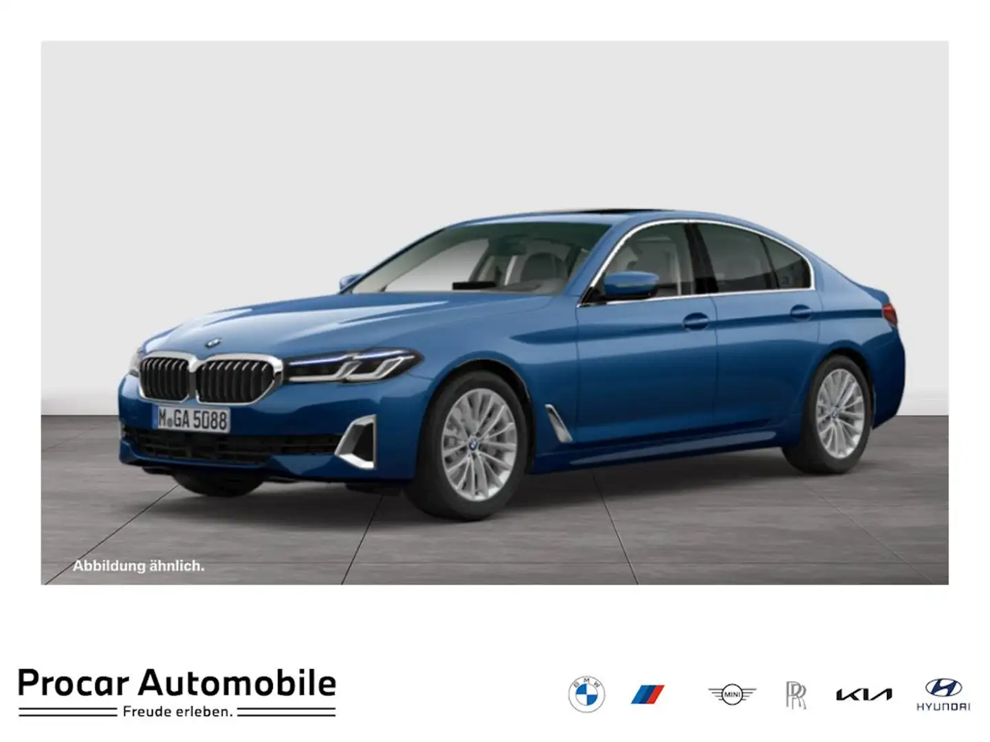 BMW 540 i xDrive Luxury-Line Aut Nav HuD Laser AHK 18" Blau - 1