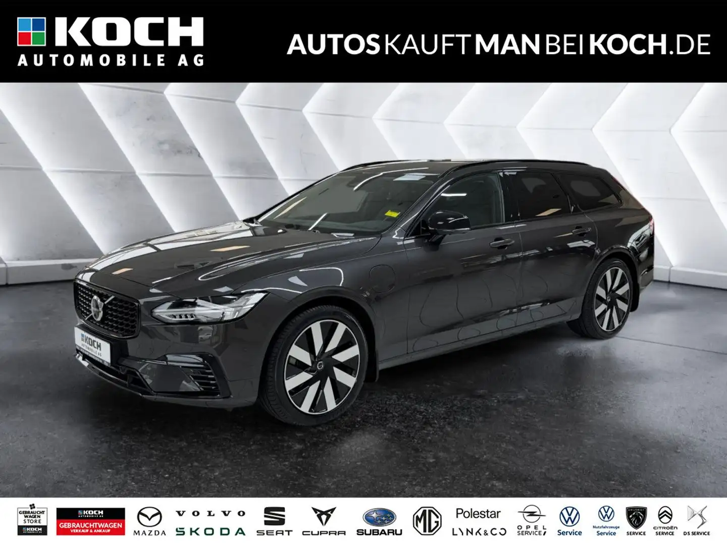 Volvo V90 T6 AWD Plus Dark ACC BLIS 360° Harman AHK LED Gris - 1