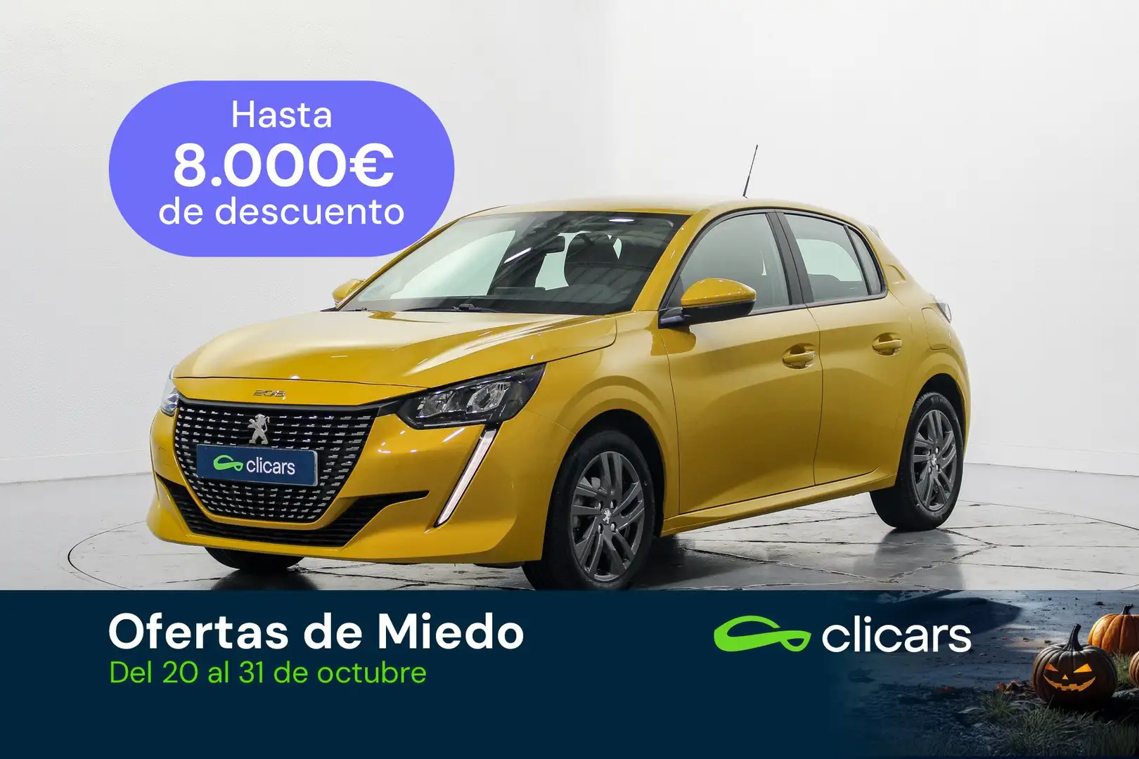 Peugeot 208 1.2 Puretech S&S Active Pack 75 Jaune - 1