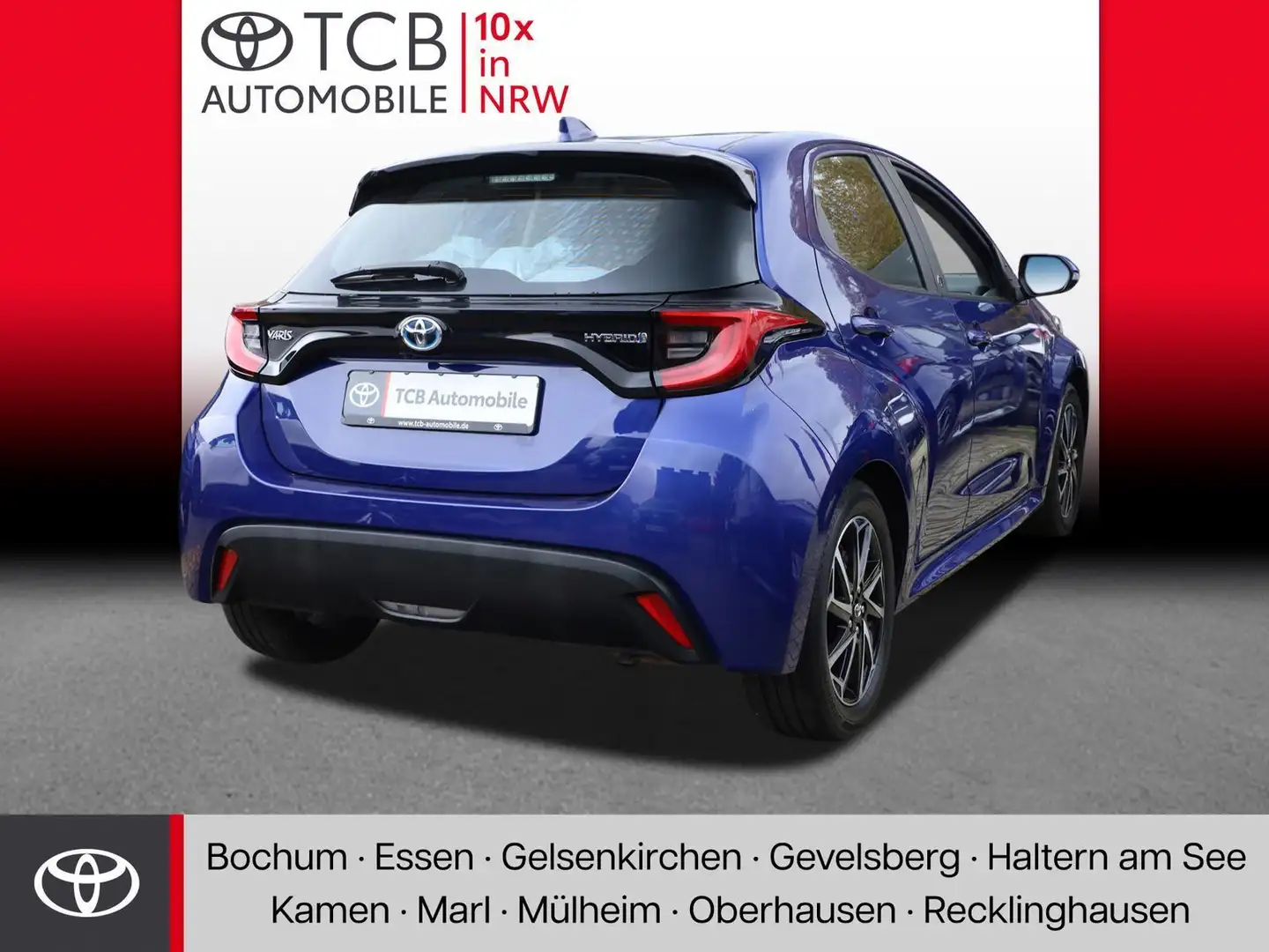 Toyota Yaris 1.5 Hybrid Team D NAVI PDC KLIMA LM-Felgen Bleu - 2