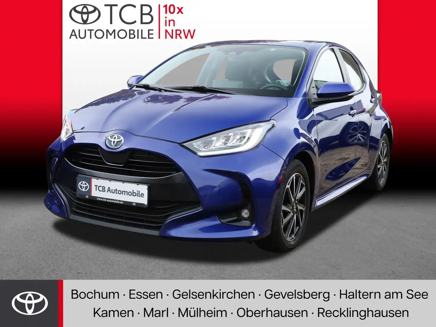 Toyota Yaris 1.5 Hybrid Team D NAVI PDC KLIMA LM-Felgen Bleu - 1