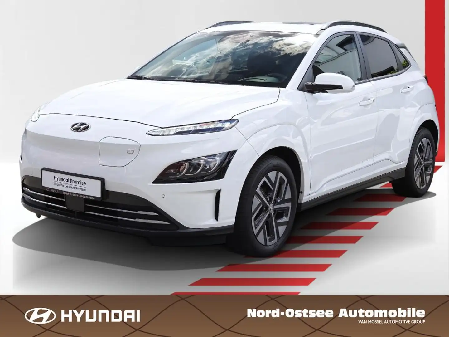 Hyundai KONA TREND ELEKTRO 2WD KAMERA PDC ACC SHZ HUD Wit - 1