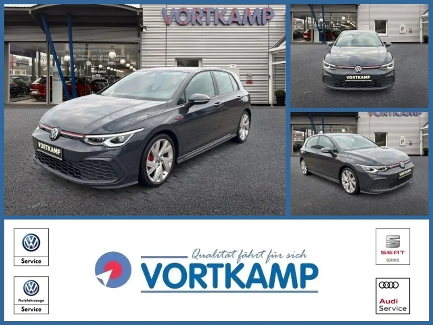 Volkswagen Golf VIII GTI 245 PS AppConnect HarmannKardon Grau - 1