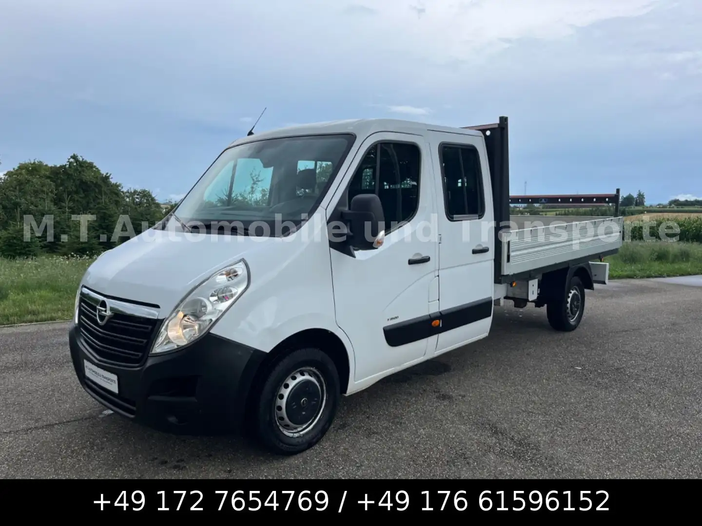 Opel Movano B 2.3d Pritsche L3H1 3,5t *KLIMA*NAVI*AHK Weiß - 2