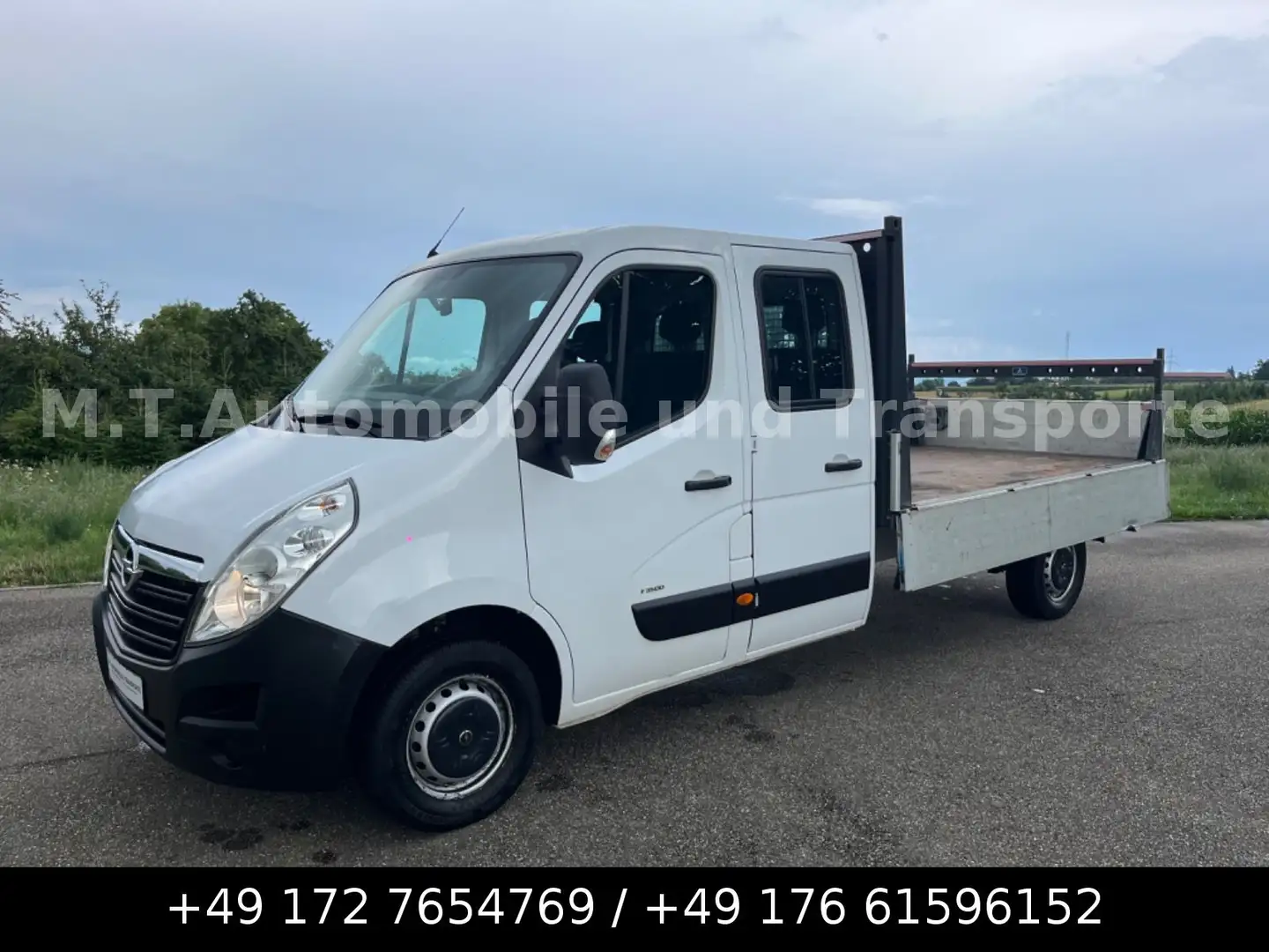 Opel Movano B 2.3d Pritsche L3H1 3,5t *KLIMA*NAVI*AHK Weiß - 1