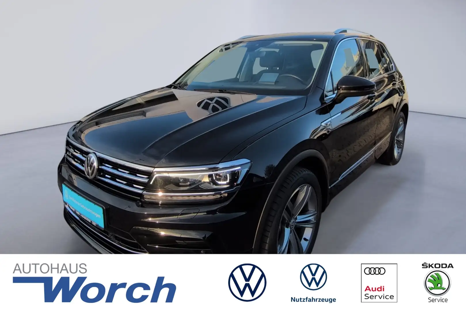 Volkswagen Tiguan 2.0 TSI DSG 4M R Line AHK/HEAD-UP Schwarz - 1