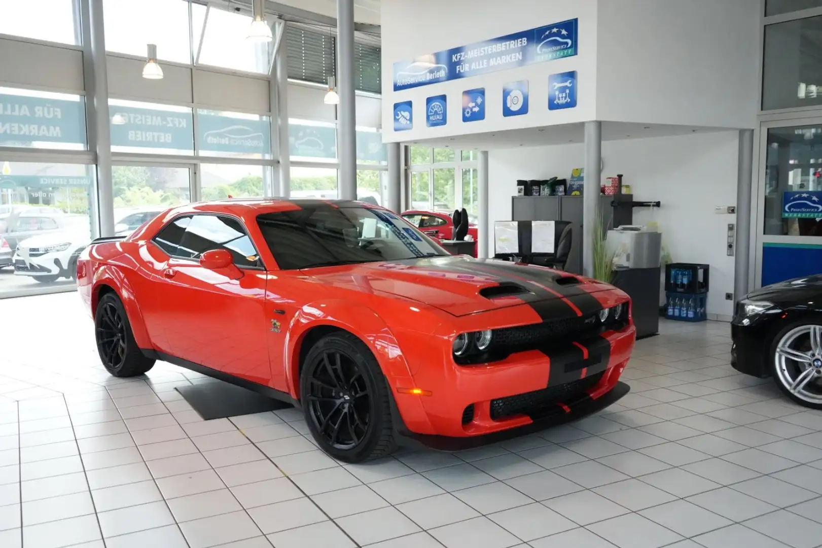 Dodge Challenger SRT 6.4 V8 Widebody*Memory *Nur 19tkm Oranje - 2