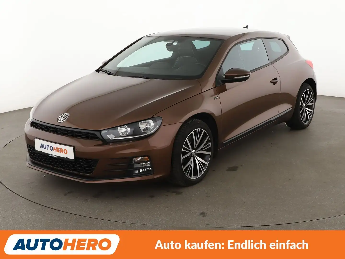 Volkswagen Scirocco 2.0 TSI Allstar BM Aut.*NAVI*CAM*PDC*SHZ*TEMPO* Brun - 1