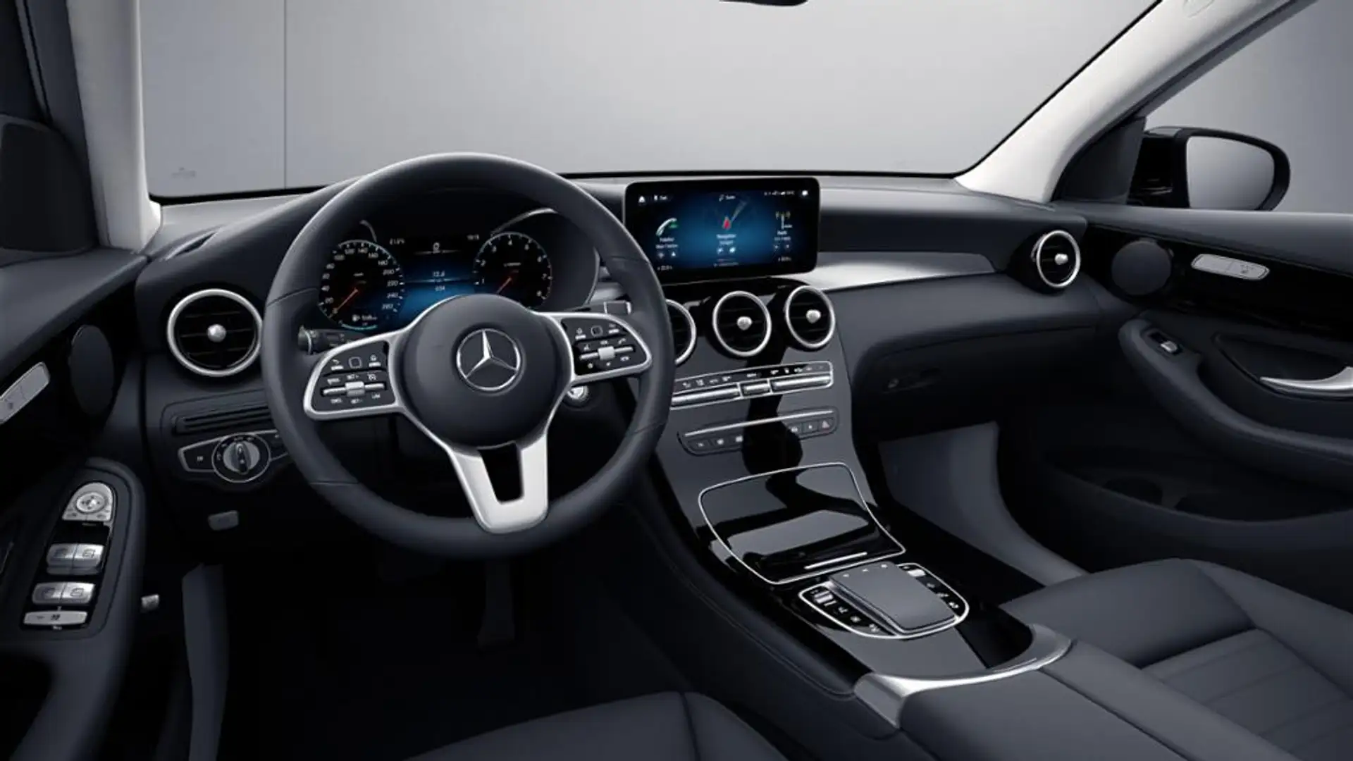 Mercedes-Benz GLC 300 de 4M LED/Business/Verkehrszeichenass/Cam Schwarz - 2