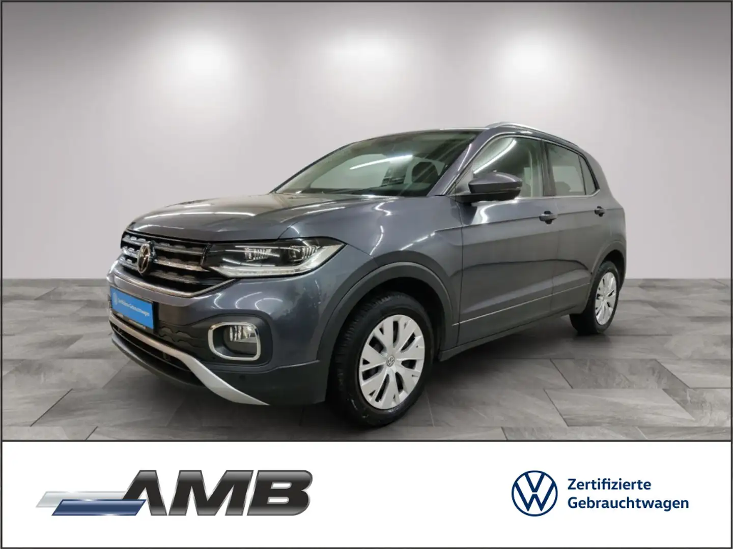 Volkswagen T-Cross Style 1.0 TSI LED/ACC/Nav/bis12.26NW-Gar Grau - 1