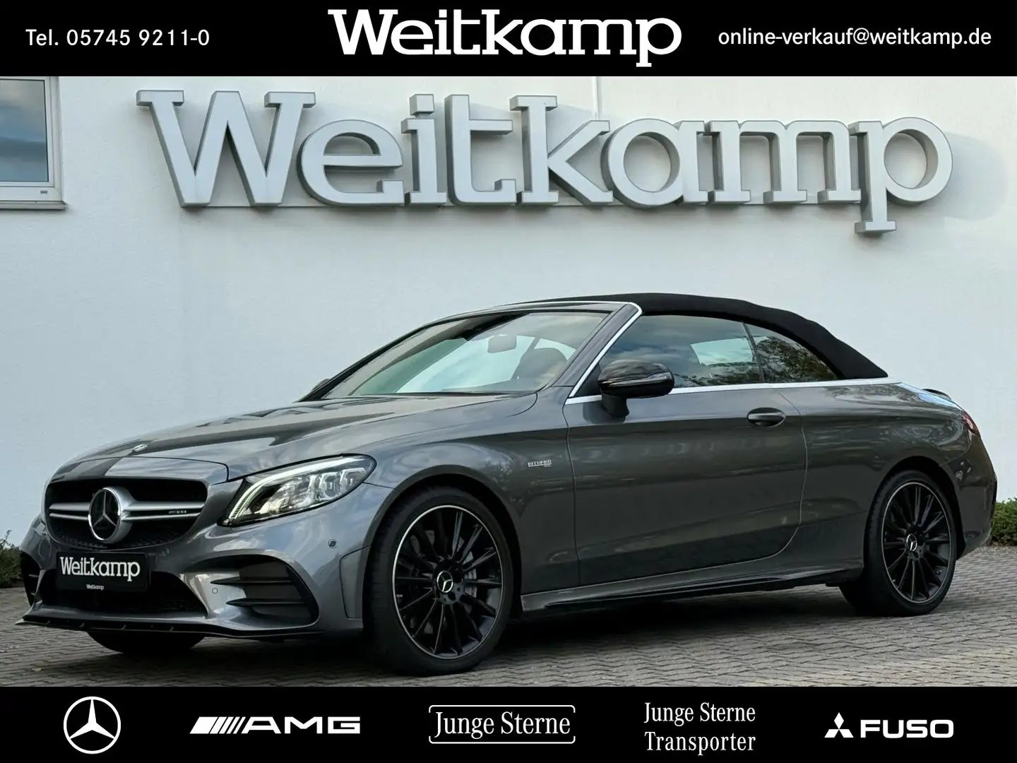 Mercedes-Benz C 43 AMG AMG C 43 4M Cabriolet Perf.Abgas+AMG Optik P.+19 Grau - 1