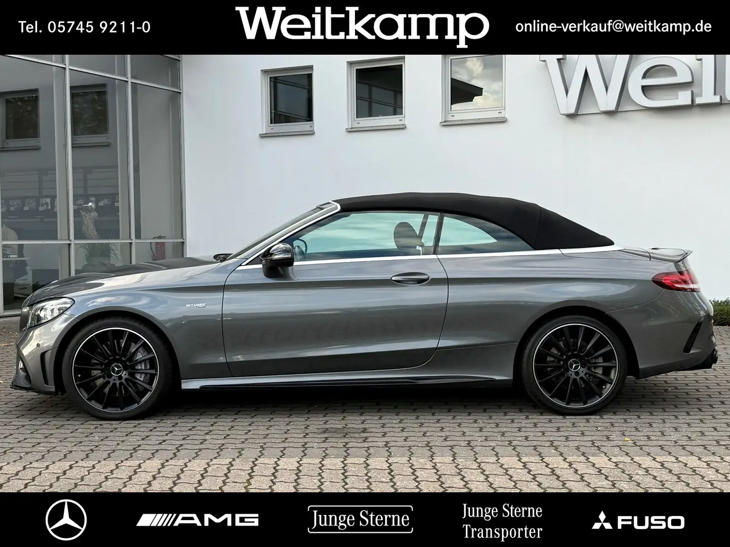 Mercedes-Benz C 43 AMG AMG C 43 4M Cabriolet Perf.Abgas+AMG Optik P.+19 Gris - 2