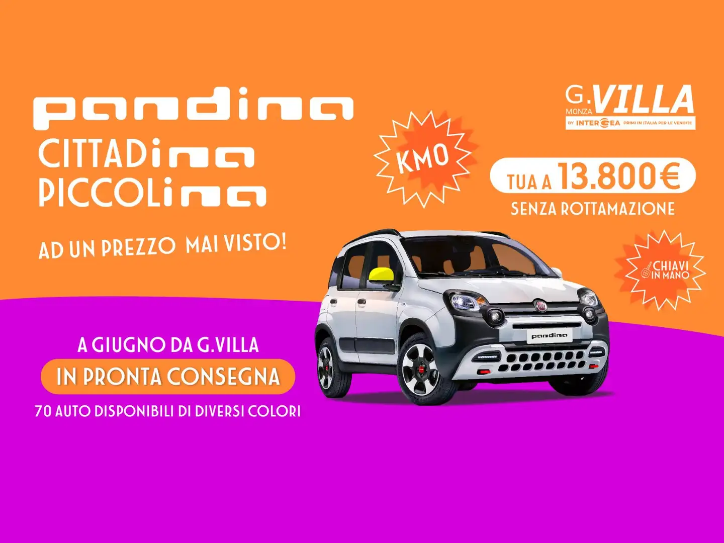 Fiat Panda Panda 1.0 firefly hybrid s Bianco - 1