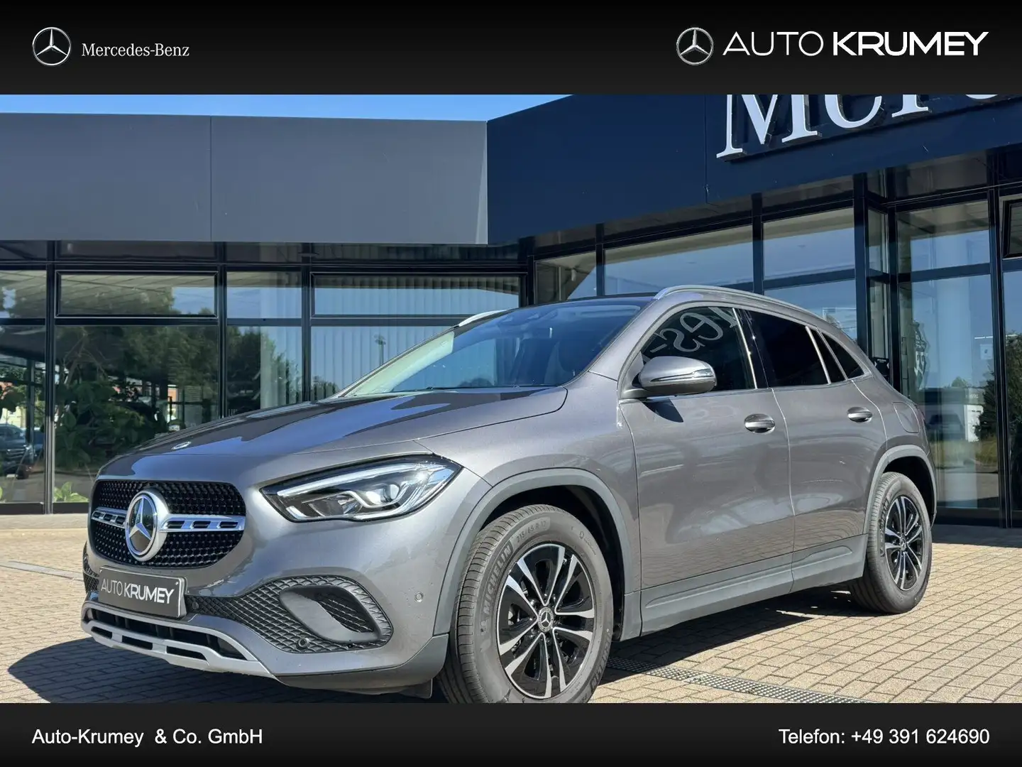 Mercedes-Benz GLA 200 Style+LED+Sitzhzg.+AHKNavi/Autom./Klima Gris - 1