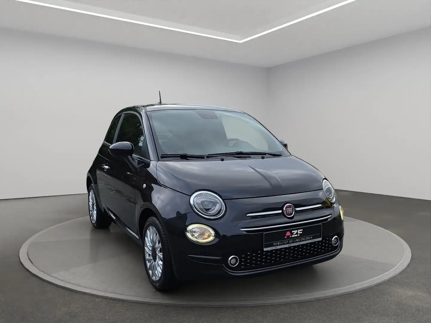 Fiat 500 1.0 Hybrid Lounge KLIMA+NAVI+TEMPOMAT+DAB Schwarz - 2