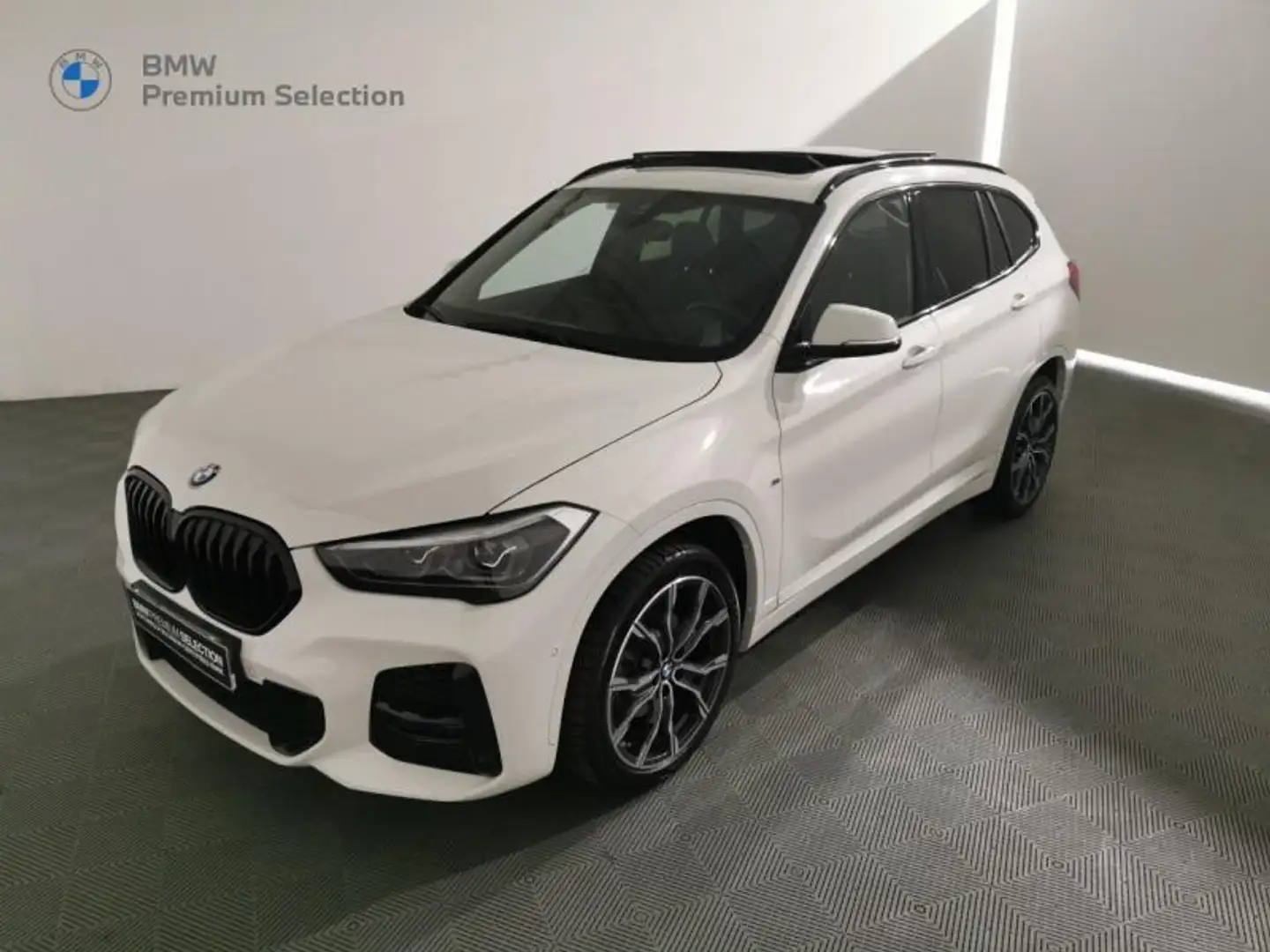 BMW X1 sDrive18dA 150ch M Sport Blanc - 1