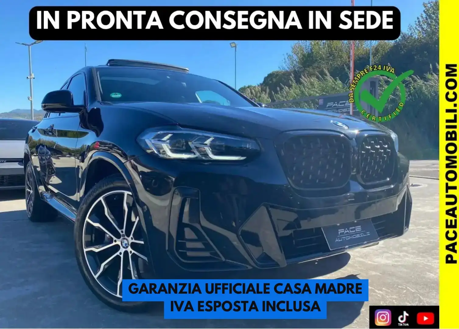 BMW X4 XD MSPORT *PROMO*TETTO M-SPORT PRO BLACK UNICOPROP Negro - 1