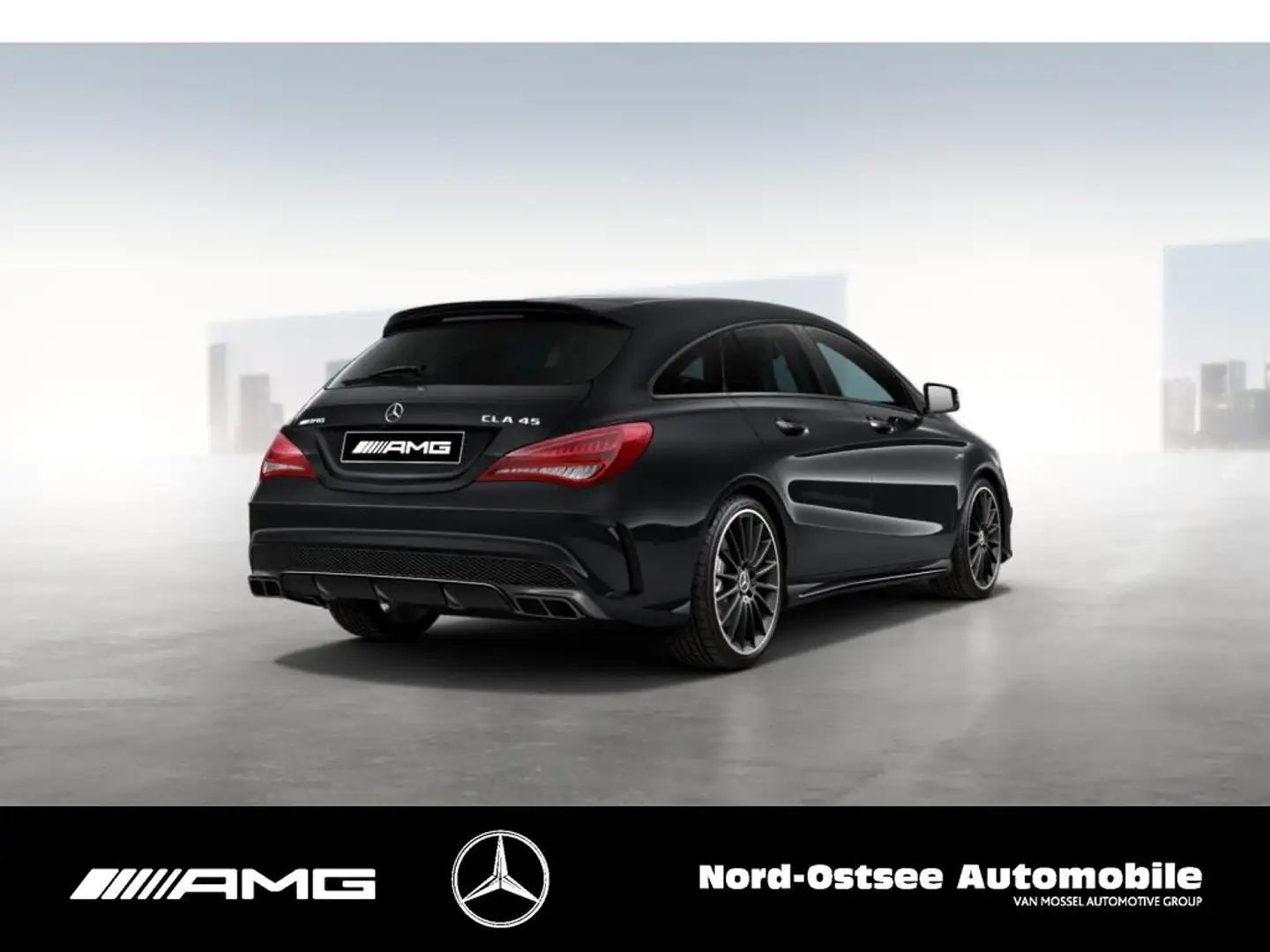 Mercedes-Benz CLA 45 AMG SB 4M Pano SpurH Sportauspuff Navi Noir - 2