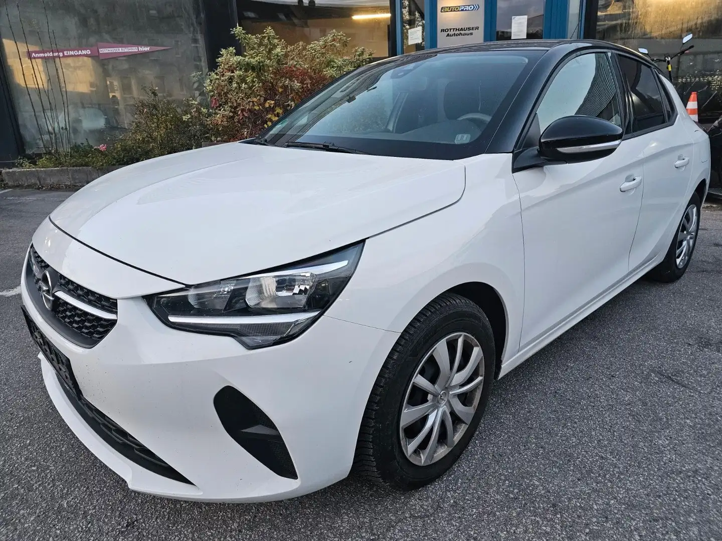 Opel Corsa F Edition Blanc - 1