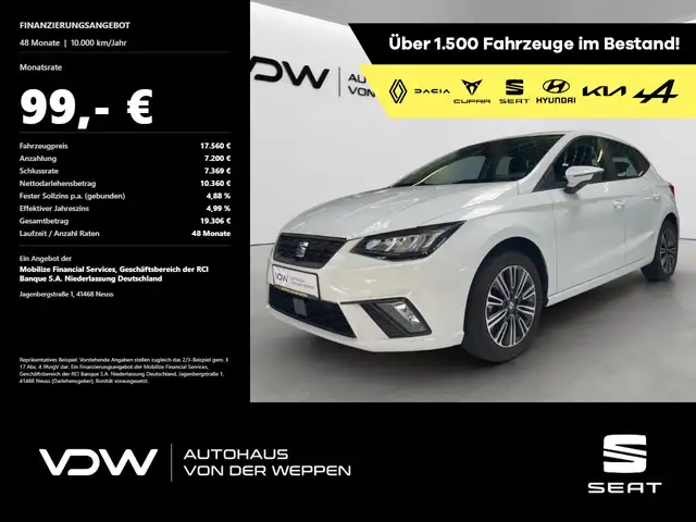 SEAT Ibiza Style Edition TSI DSG Navi SHZ Climatronic