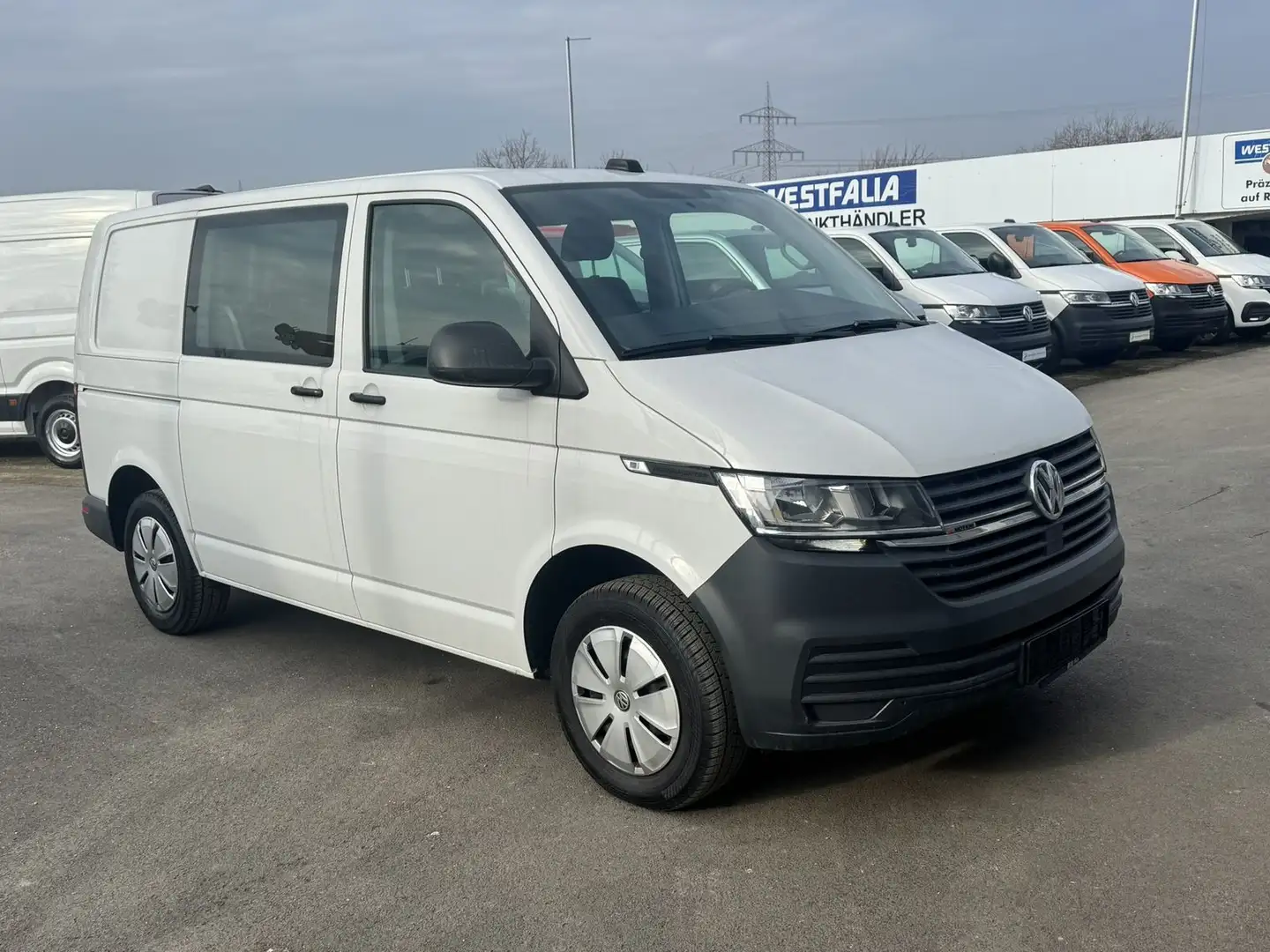 Volkswagen T6 Transporter 6.1 Kasten/Mixto TDI 4Motion AHK Blanc - 2