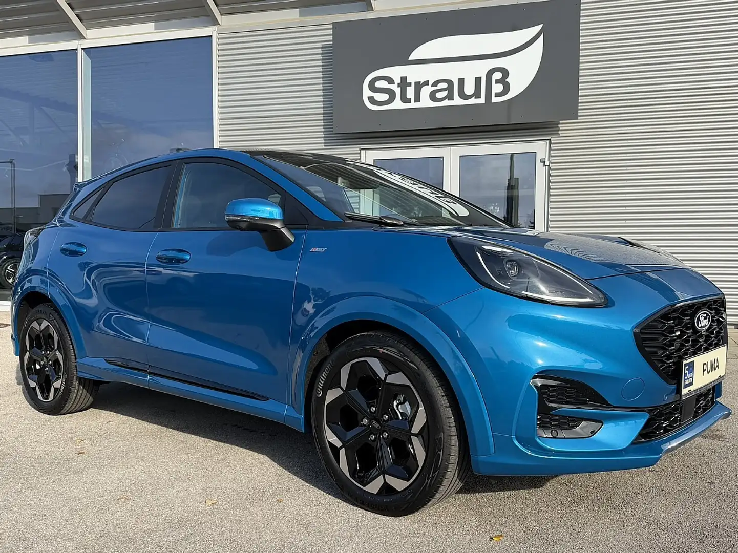 Ford Puma 1,0 EcoBoost Hybrid ST-Line X Aut. Blau - 1