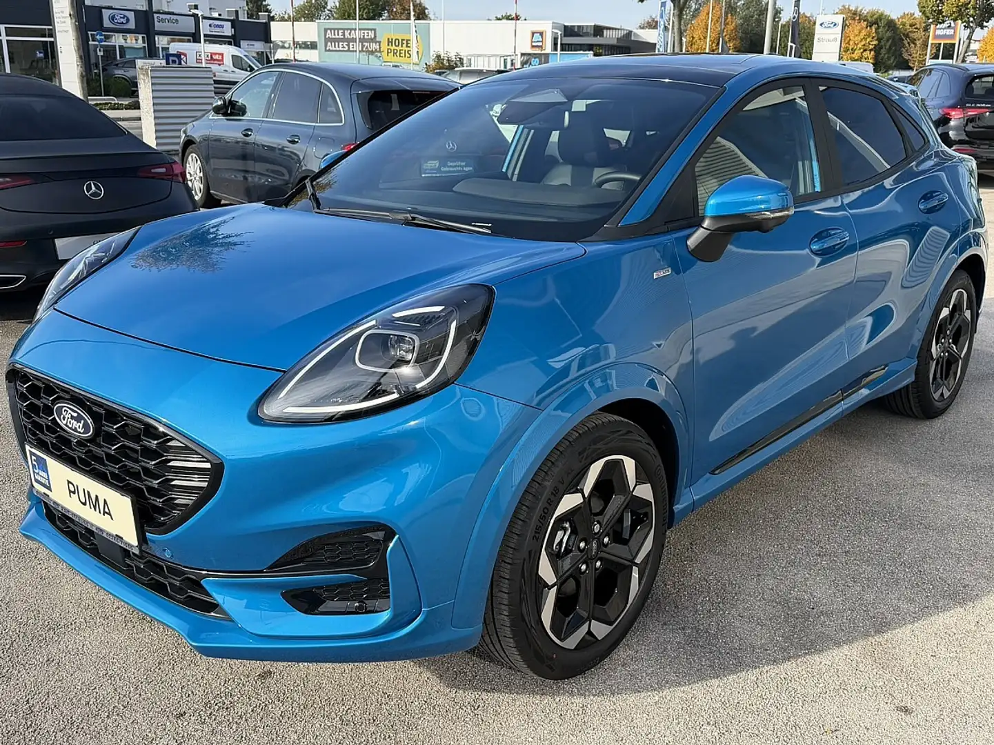 Ford Puma 1,0 EcoBoost Hybrid ST-Line X Aut. Blau - 2