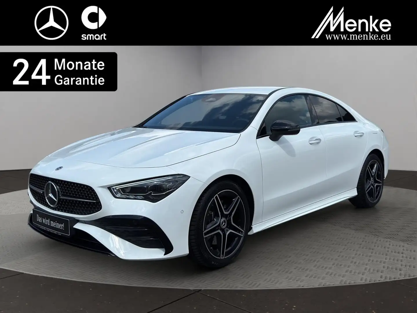 Mercedes-Benz CLA 200 Coupé AMG+Night+AHK+KeyGo+Kam+Ambiente Fehér - 1