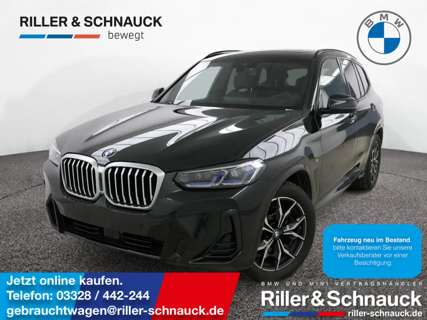 BMW X3 xDrive 30d M Sport STANDHZG+AHK+PANO+LASER Schwarz - 1
