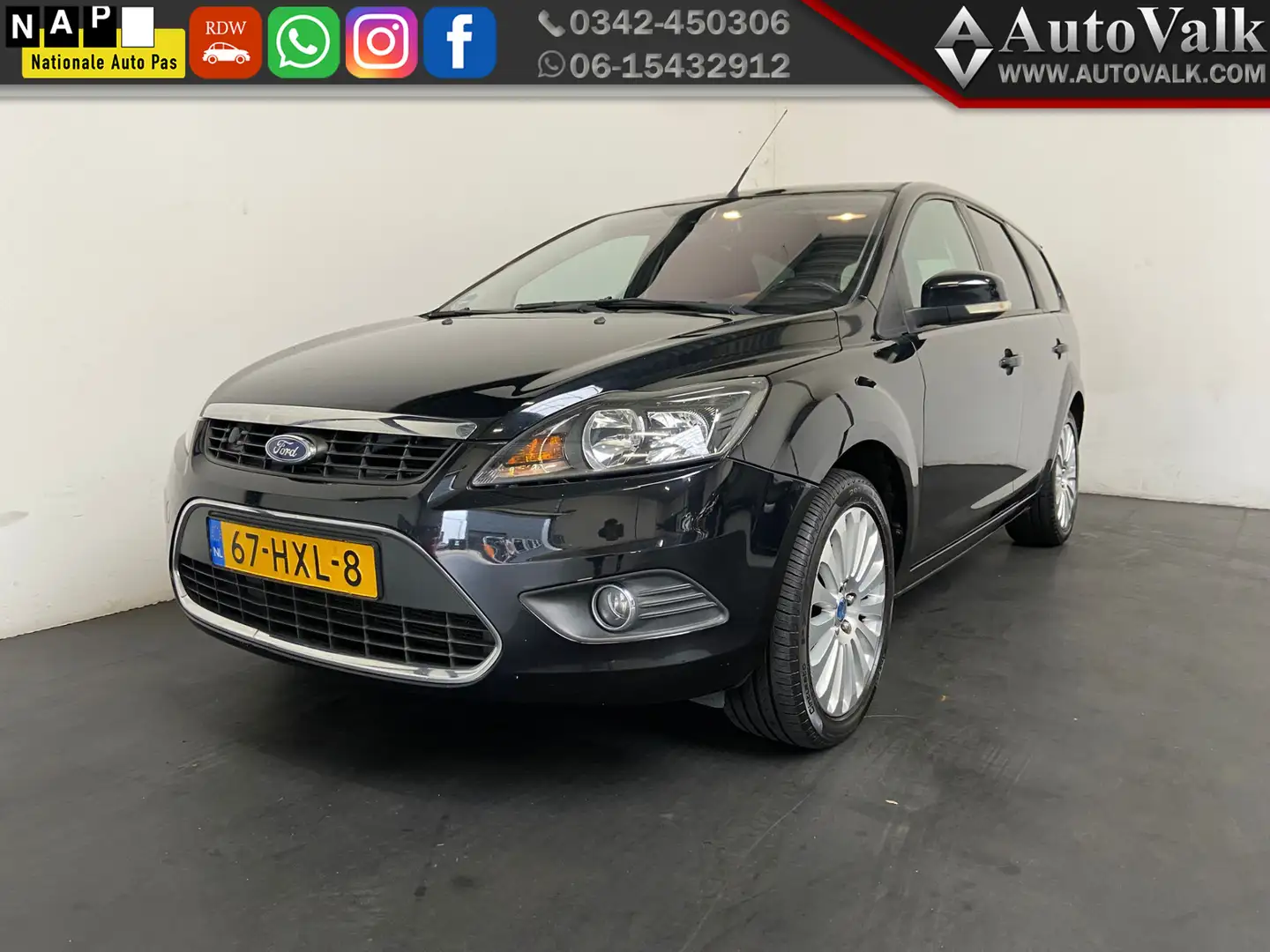 Ford Focus Wagon 1.8 Titanium Flexi Fuel Noir - 1