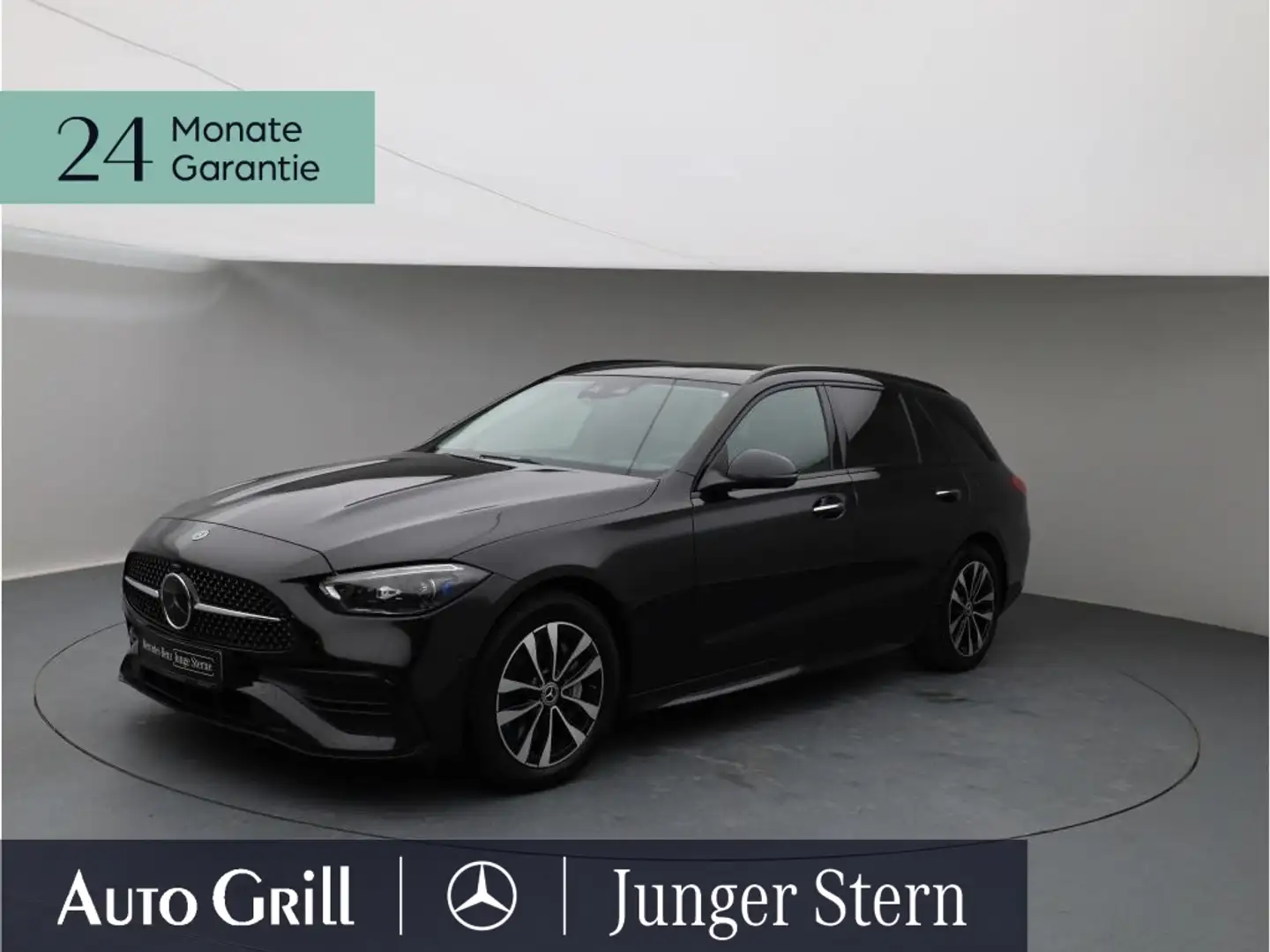 Mercedes-Benz C 300 e T AMG Night Ambi Pano Memo AHK Kamera Nero - 1