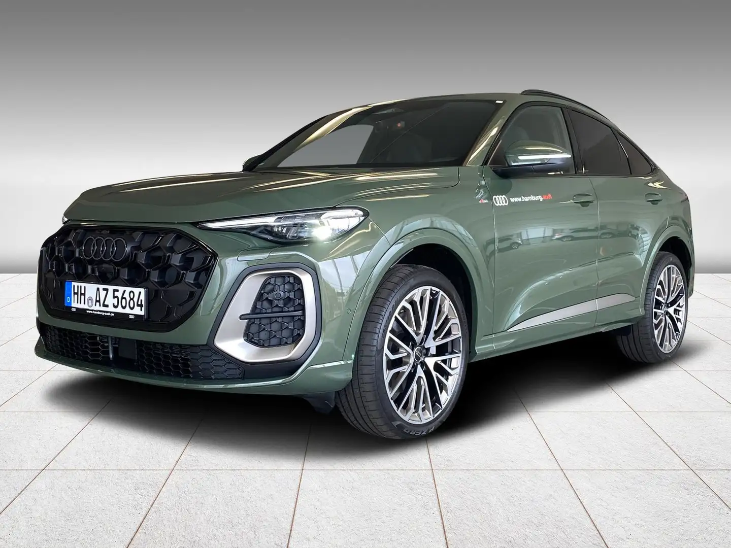 Audi Q5 2.0 TFSI S line quattro Navi Matrix Grün - 2