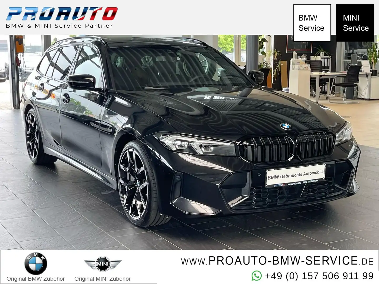 BMW 330 i xDrive M Sport Tour. HUD/PANO/AHK/360°/19" Schwarz - 1