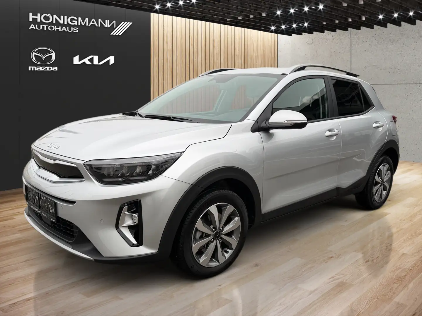 Kia Stonic 1,0 TGDI GPF ISG Gold Silber - 1
