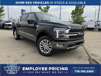 Black 2026 Ford F-150 Pickup Truck Four-Wheel Drive Automatic