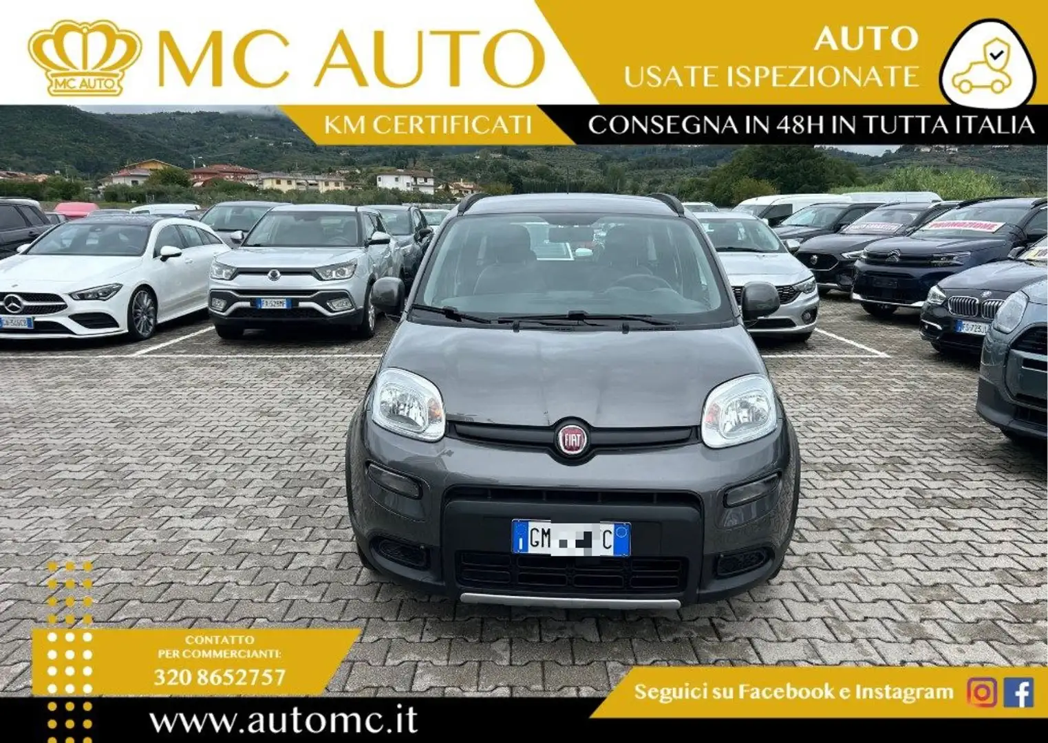 Fiat Panda 1.0 FireFly S&S Hybrid City Life Gris - 2