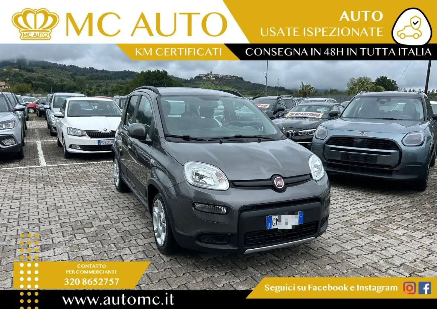 Fiat Panda 1.0 FireFly S&S Hybrid City Life Gris - 1