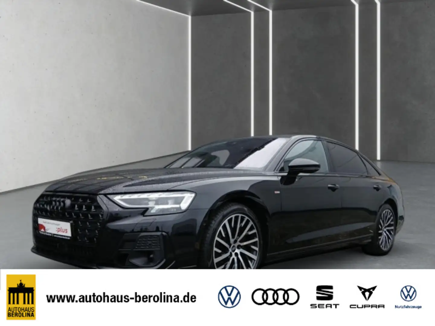 Audi A8 L 55 TFSI qu. S line tiptronic *PANO*StdHz* Schwarz - 1