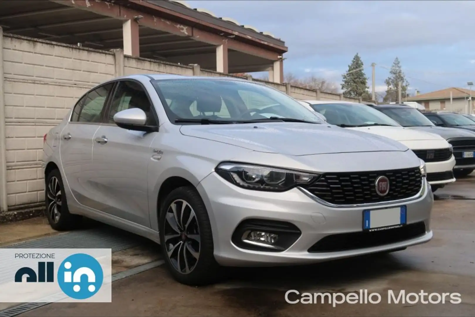 Fiat Tipo Tipo 4p 1.4 16V Lounge E6D srebrna - 1