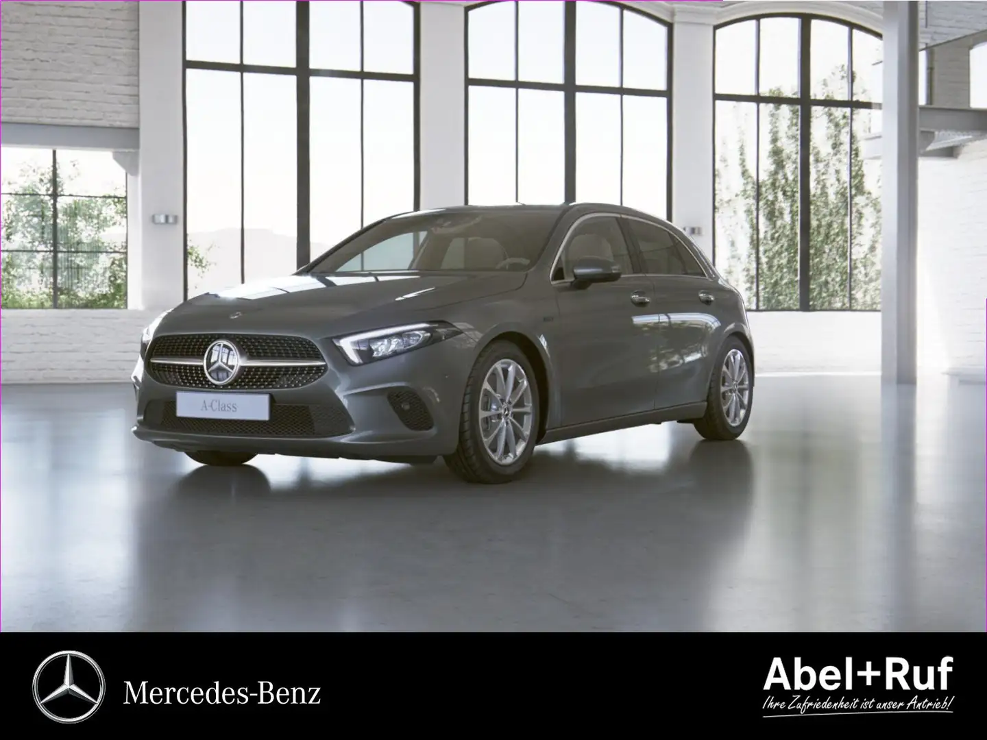 Mercedes-Benz A 250 e Progressive Distronic+LED+DAB+ Grau - 1