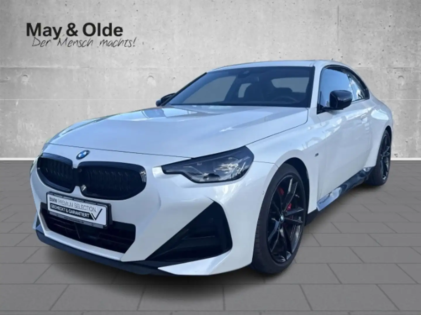 BMW 220 d Coupe M-Sport Pro LED Navi HuD Kamera DAB Weiß - 1